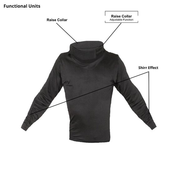 Raise Collar Sweatshirt - Picture 4 of 6